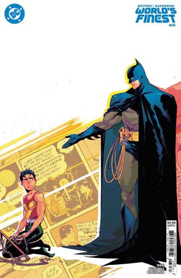 Batman Superman Worlds Finest #36 Cover C Adrian Gutierrez Card
