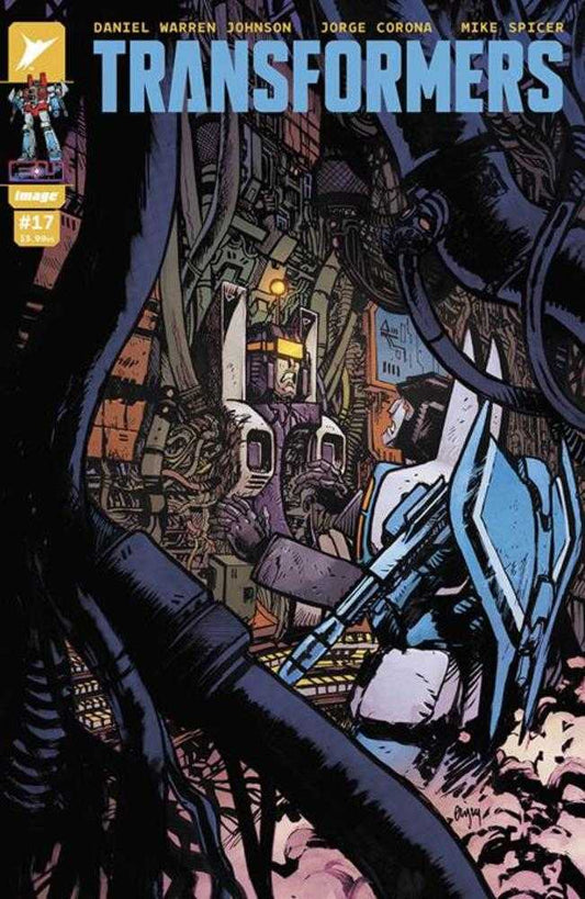 Transformers #17 Portada A Daniel Warren Johnson y Mike Spicer