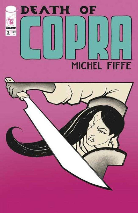 Muerte de Copra #3 (de 4) Portada B Michel Fiffe Variante rosa (para adultos)