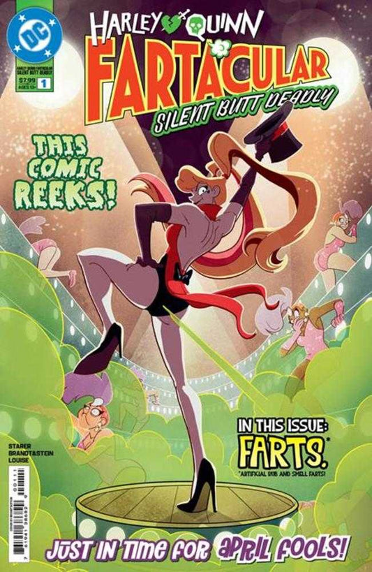 Harley Quinn Fartacular Silent Butt Deadly #1 (One Shot) Portada A Ted Brandt y Ro Stein