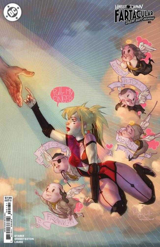 Harley Quinn Fartacular Silent Butt Deadly #1 (One Shot) Portada C Ben Caldwell Variante de cartulina