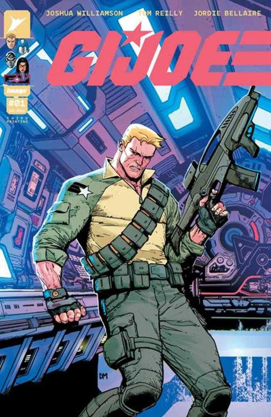 GI Joe #1 3.ª edición, portada B, variante limpia de Duke de Doug Mahnke
