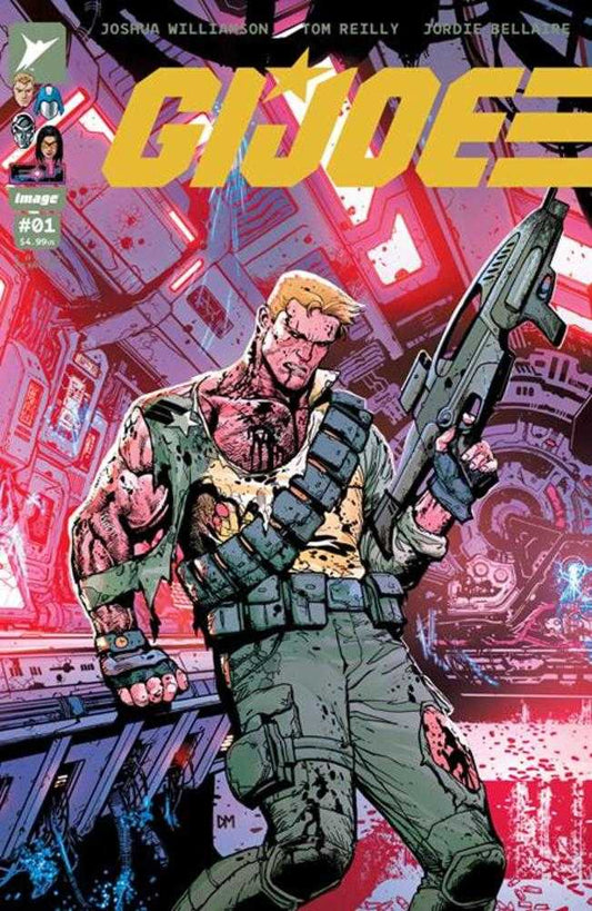 GI Joe #1, tercera edición, portada C, variante de Duke dañada de Doug Mahnke