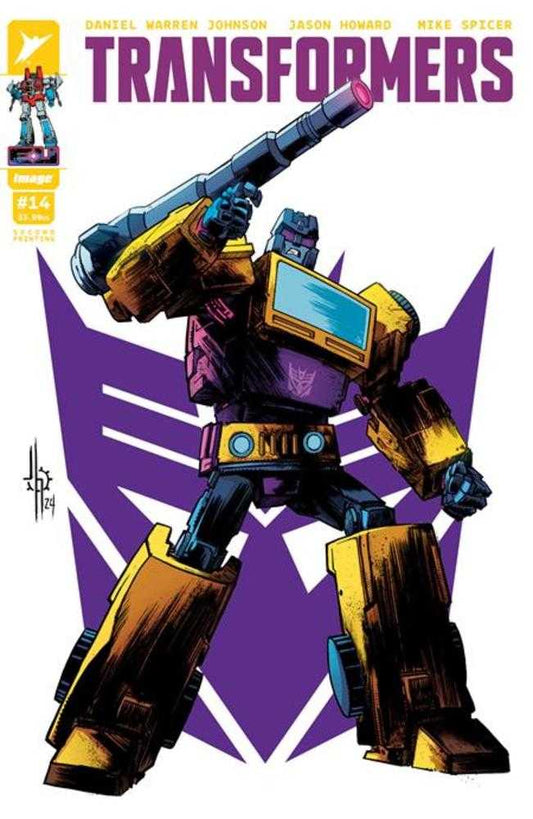 Transformers #14 2.ª edición Portada B Jason Howard Decepticon Swindle Variante