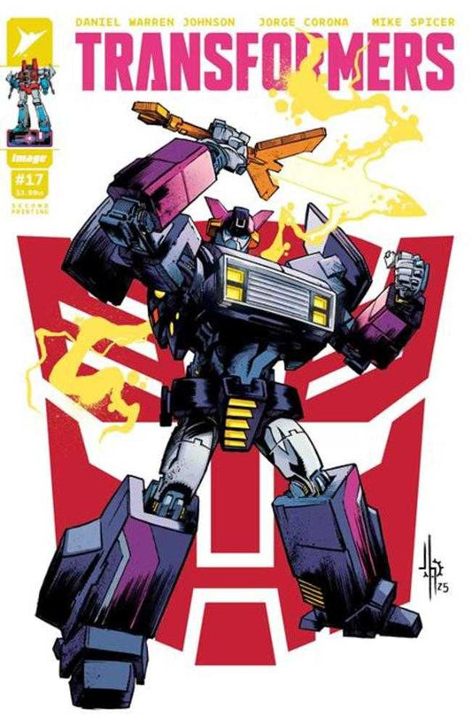 Transformers #17 2.ª impresión Portada B Jason Howard Autobot Variante