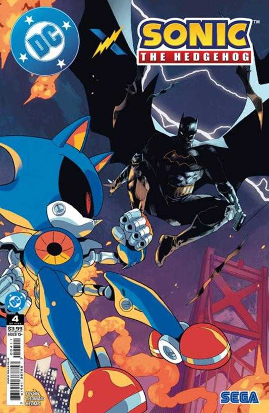 DC X Sonic The Hedgehog #4 (de 5) Portada A Pablo M Collar