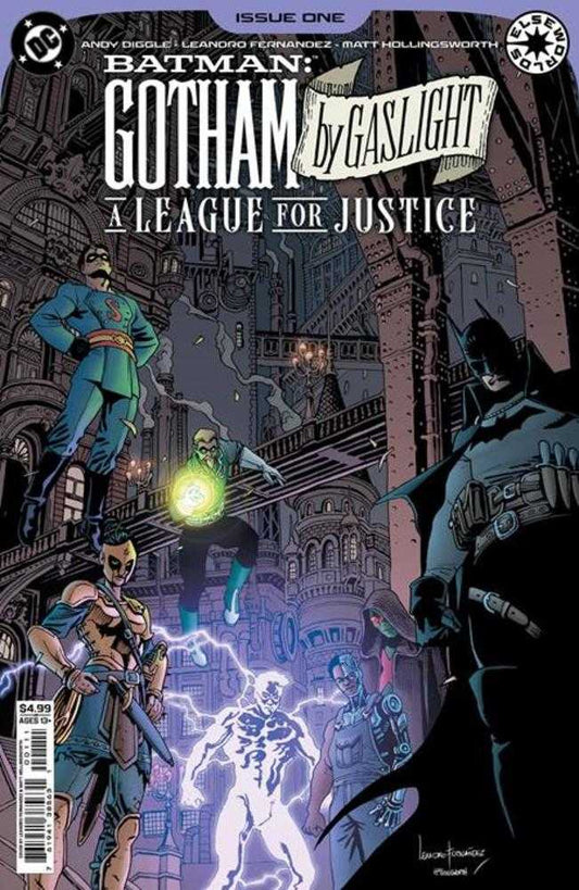 Batman Gotham By Gaslight A League For Justice #1 (de 6) Portada A Leandro Fernandez