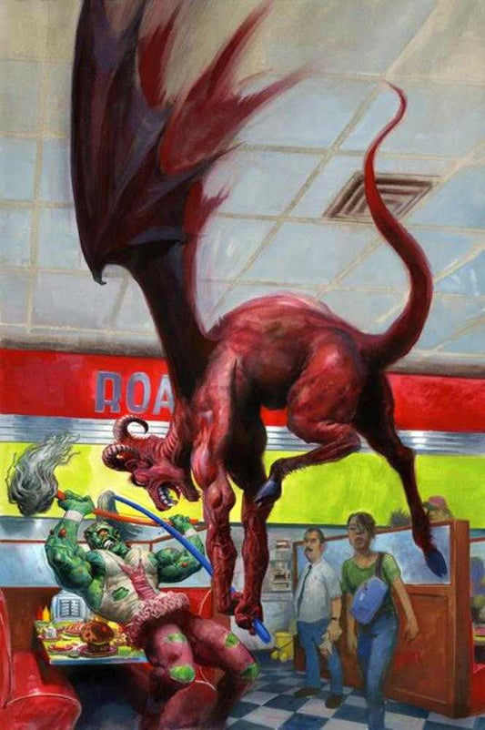 Toxie Team Up #2 (de 5) Portada C Fred Harper Tarjeta coleccionable exclusiva de Rob Steen Variante (para adultos)