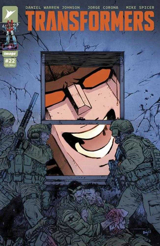 Transformers #22 Portada A Daniel Warren Johnson y Mike Spicer