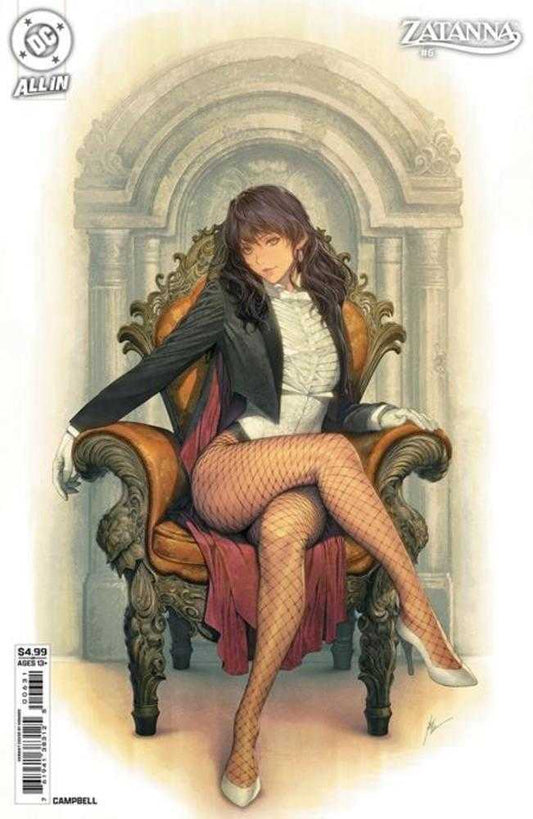 Zatanna #6 (de 6) Portada C Variante de cartulina Homare