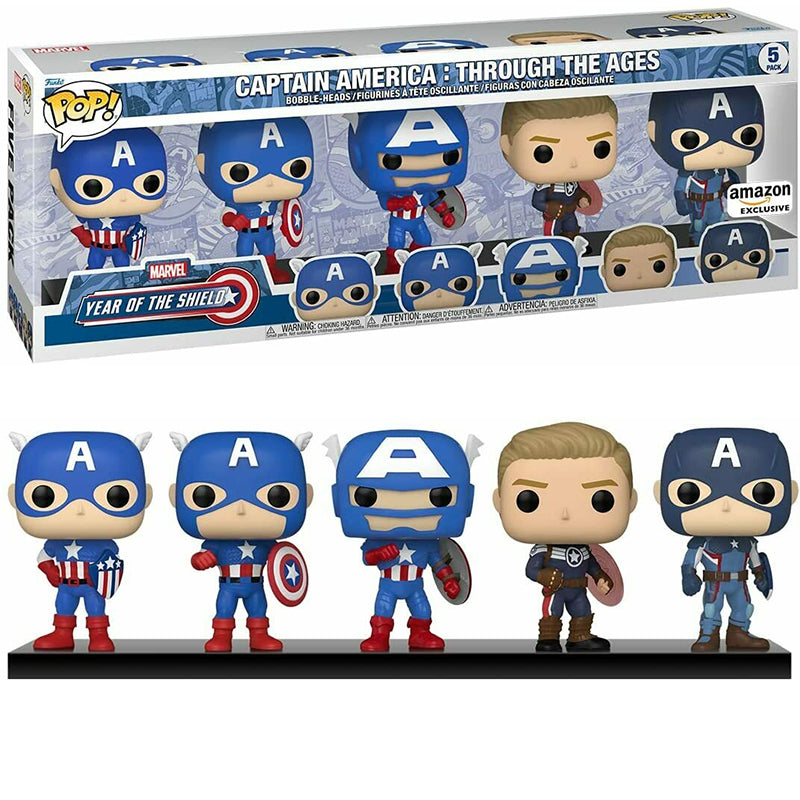 Captain America : Through the Ages 5-Pack - Amazon Exclusive