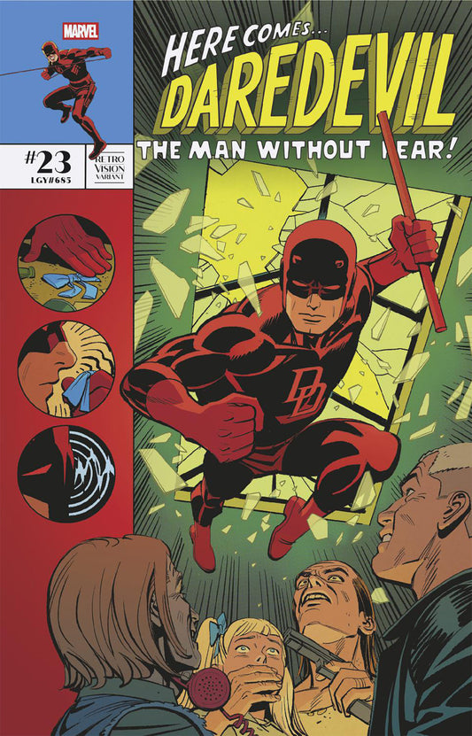 Daredevil #23 Leo Romero Retrovisión Variante