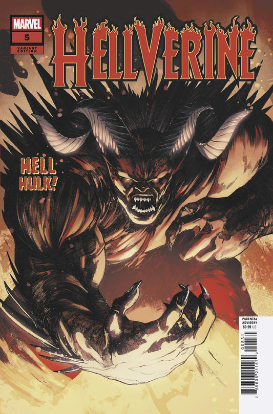 Hellverine #5 Alessandro Cappuccio Hell Hulk Variante
