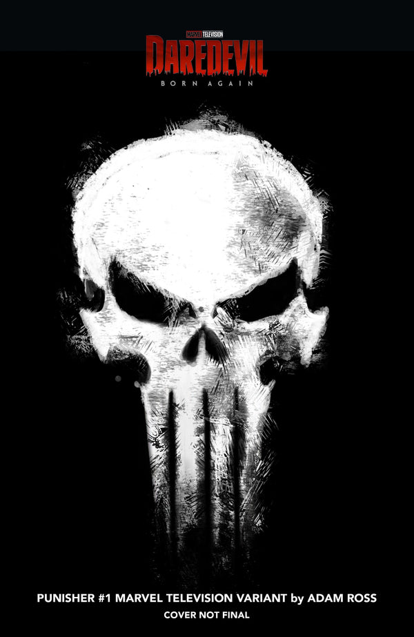 Punisher #1 Adam Ross Marvel Television Logo Variant - Dad's Comic