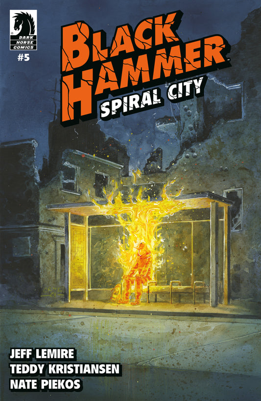 Ciudad Espiral del Martillo Negro n.° 5, portada B, Crook