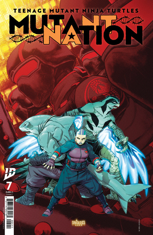 Tortugas Ninja Adolescentes Mutantes: Mutant Nation #7 Portada A (Santolouco)