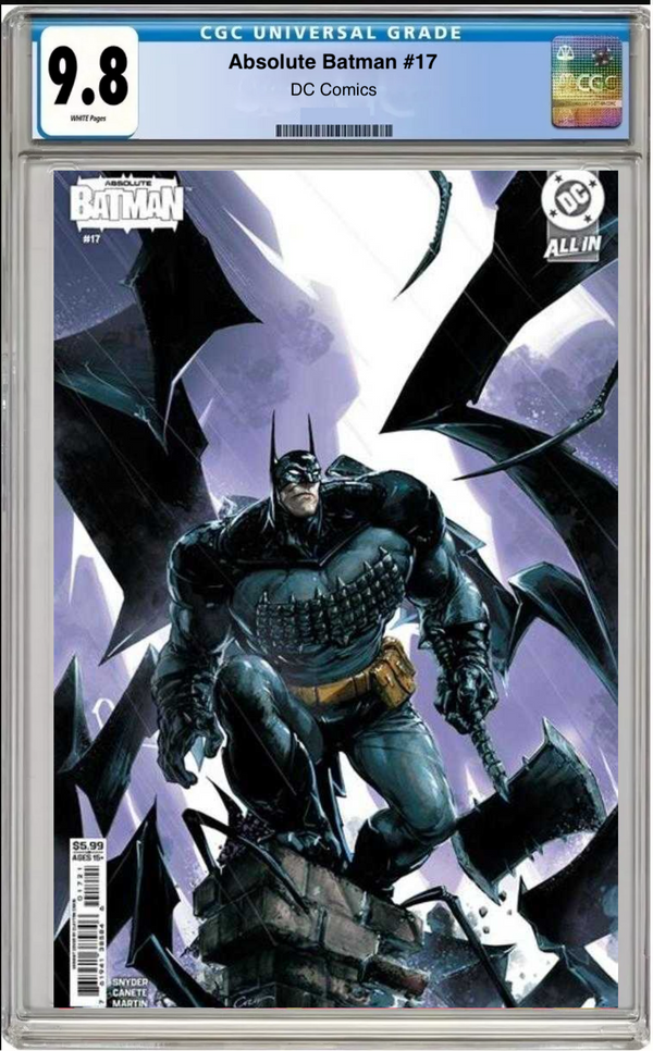 Absolute Batman #17 – CGC Graded 9.8 Cover B - Dad's Comic Vault