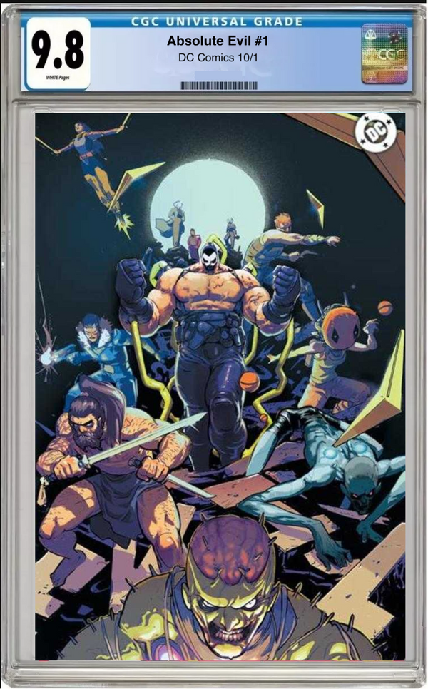 Absolute Evil #1 CGC 9.8 Riley Rossmo Foil Cover - Dad's Comic Vault