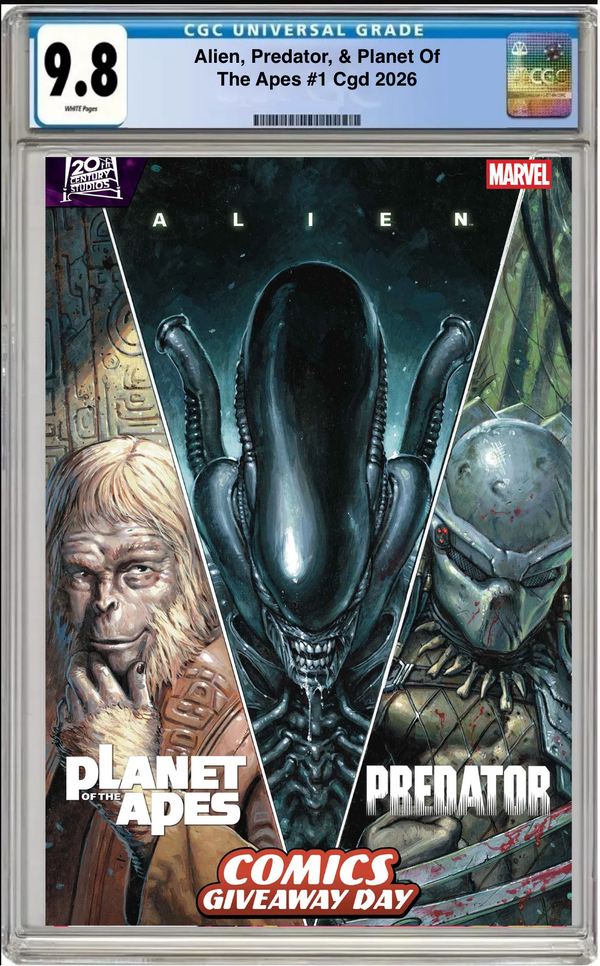 FaB 抜け落ちたアラクニ Marvel CF 英語 PCG10 Alien / Predator / Planet of the Apes #1 CGD 2026 – CGC Graded 9.8