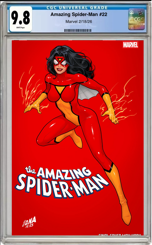 Amazing Spider-Man #22 – CGC Graded 9.8 David Nakayama Color Block