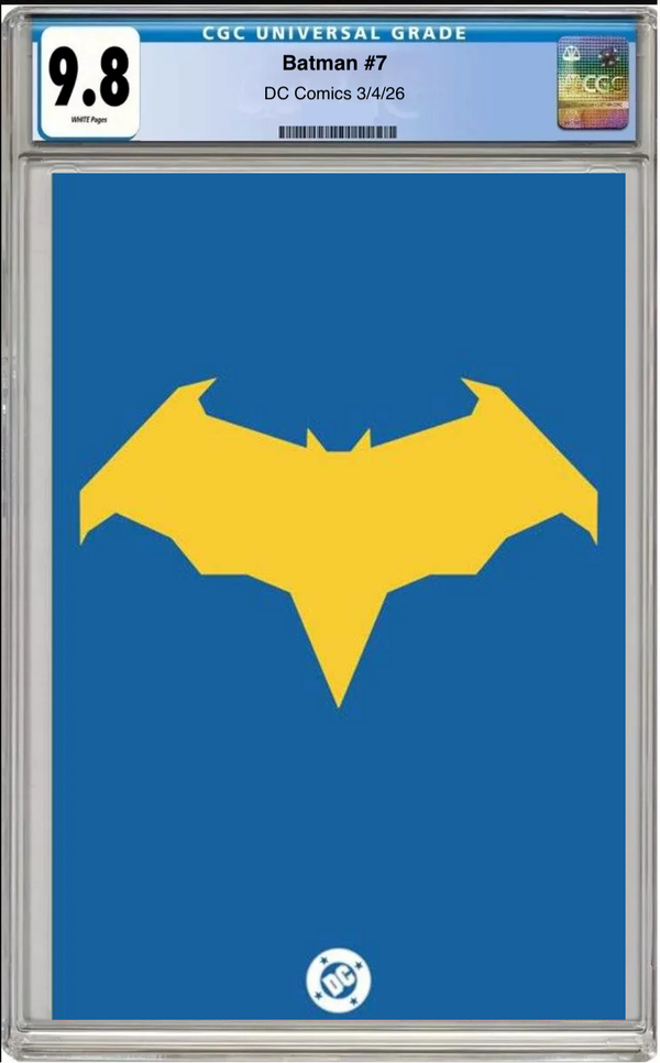 Batman #7 – CGC Graded 9.8 Symbol Cover - Dad's Comic Vault