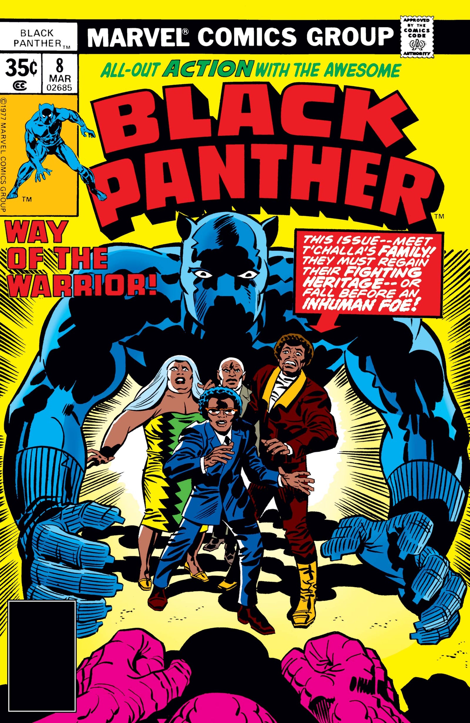 black panther 1977 #8 comic