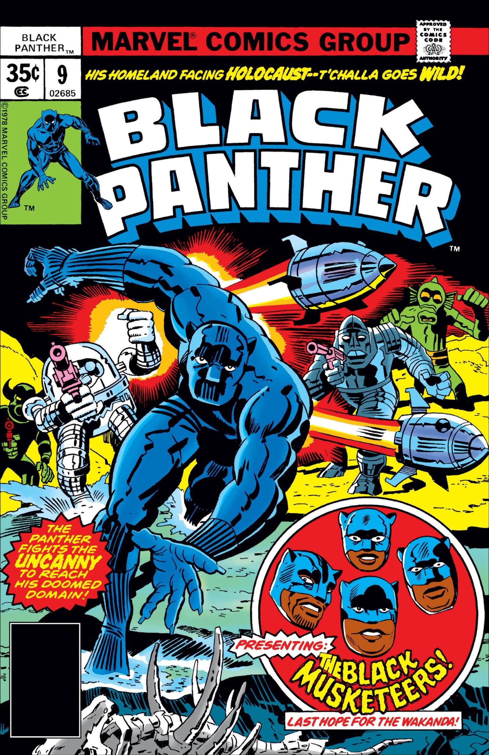 black panther 1977 issue 9 comic