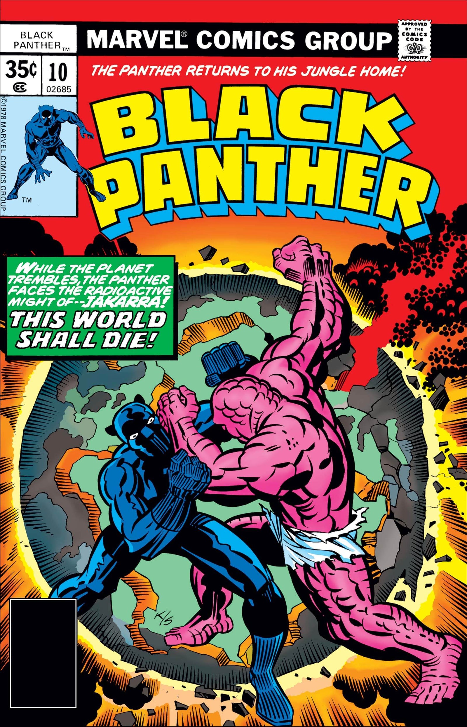 black panther 1977 issue 10