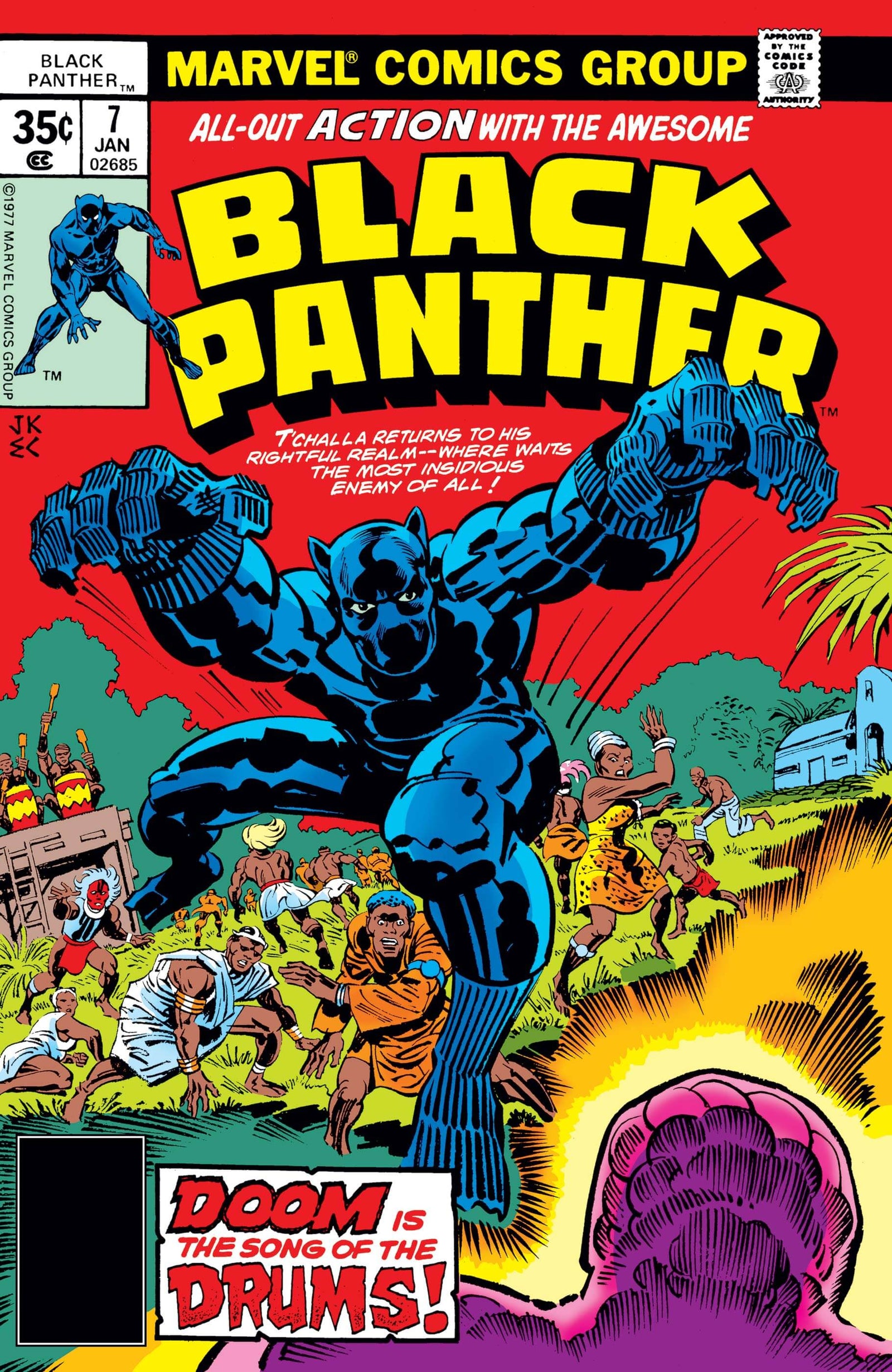 black panther #7 1977