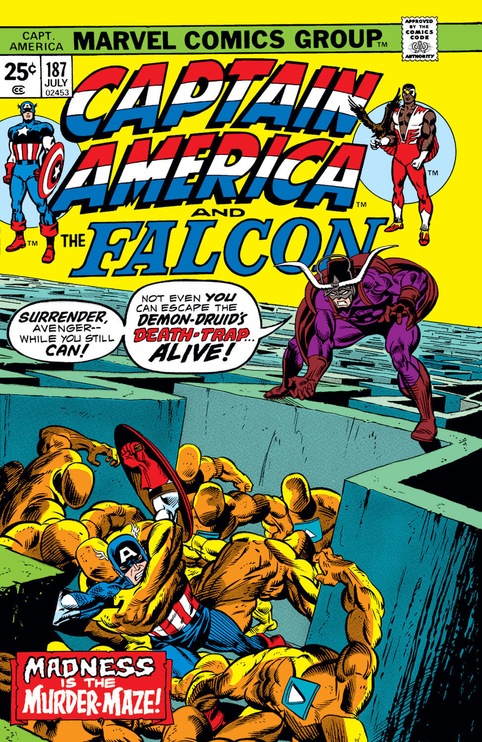 captain america 1968 #187