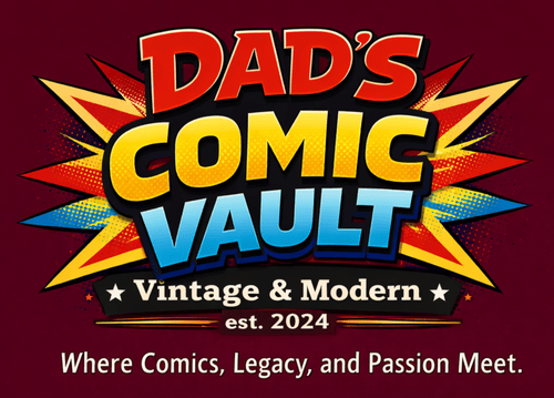 Dad's Comic Vault Logo
