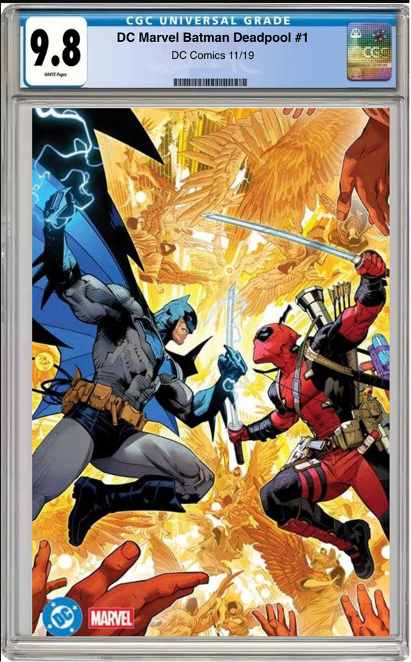 アメコミリーフ　CGC 9.8 Batman Deadpool #1 DC/Marvel: Batman/Deadpool #1 CGC 9.8 Foil Cover - Dad's Comic Vault
