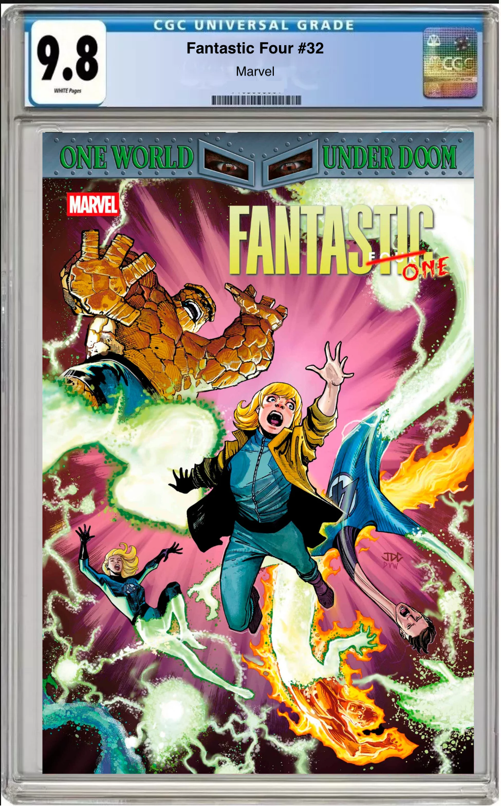 Fantastic Four #32 CGC Graded 9.8 Main Cover