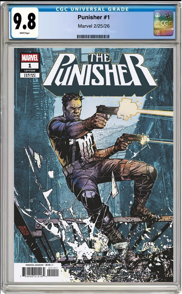 Punisher #1 – CGC Graded 9.8 Alex Maleev Cover - Dad's Comic Vault