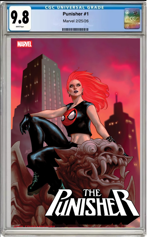 Punisher #1 – CGC Graded 9.8 Ario Anindito Hell's Kitchen Cover