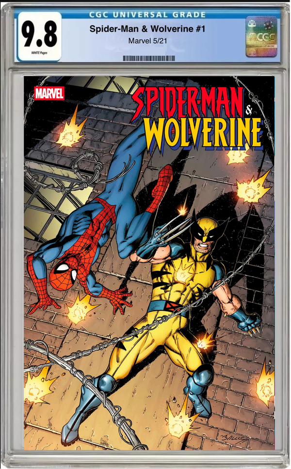 Spider-Man & Wolverine #1 CGC Graded 9.8 - Mark Bagley Cover