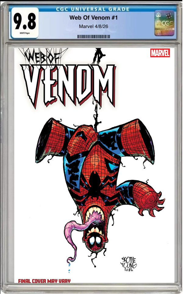Web of Venom #1 – CGC Graded 9.8 Skottie Young Cover - Dad's Comic