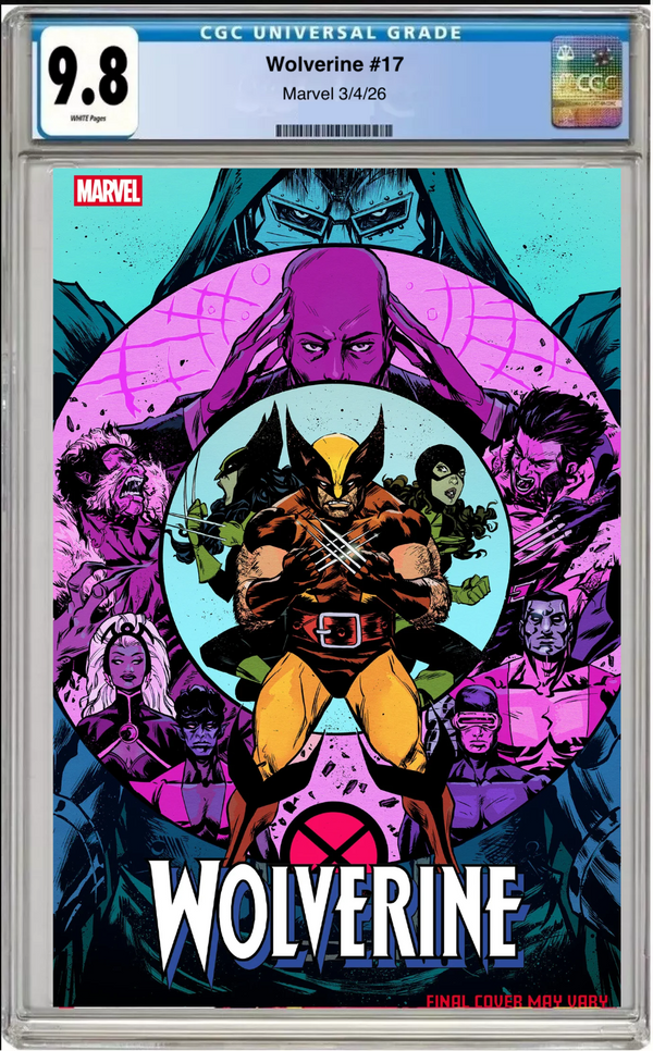 Wolverine #17 – CGC Graded 9.8 Sanford Greene Doom Homage Cover