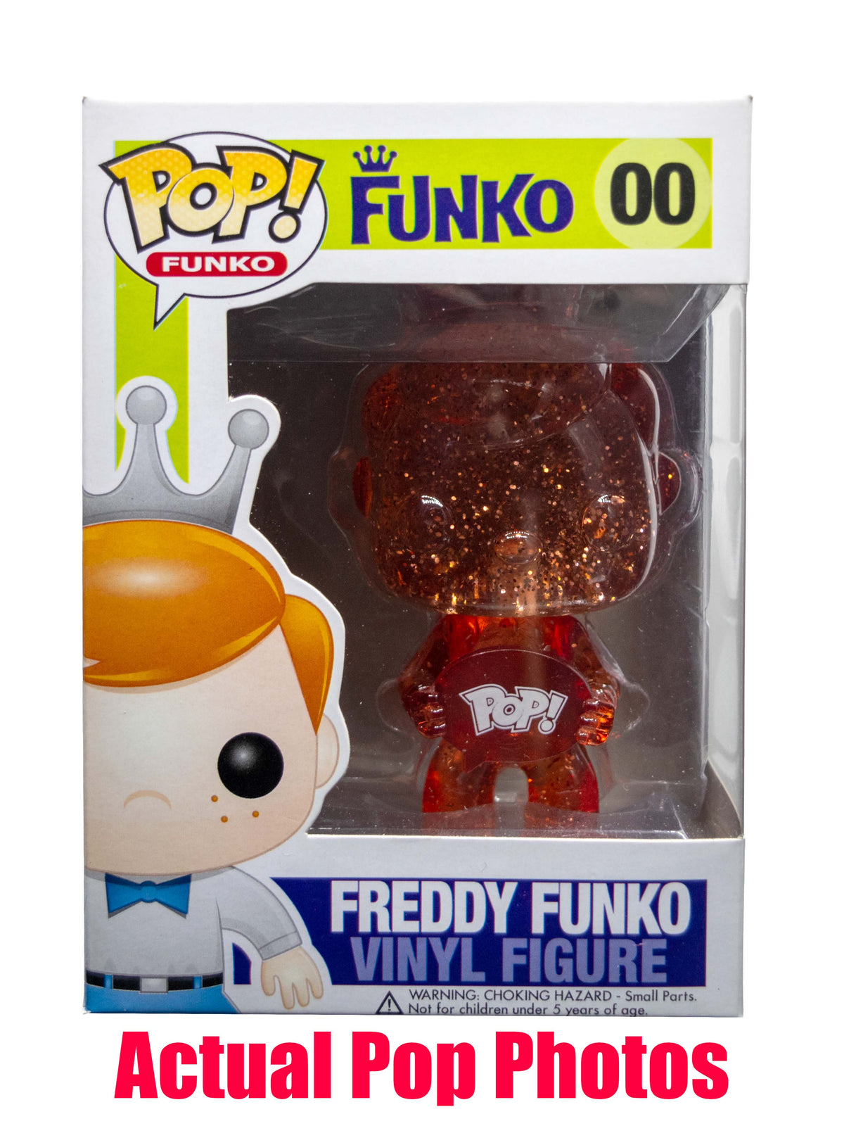 Freddy Funko (Clear Red Glitter) 00 /50 Made [light damage]