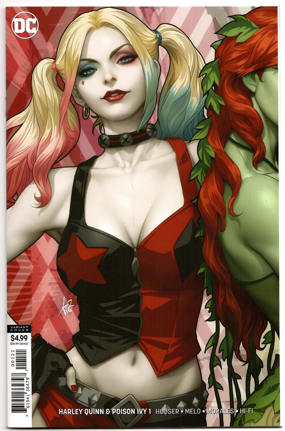 HARLEY QUINN &amp; POISON IVY #1 (OF 6) B Stanley Lau Artgerm HARLEY CARD STOCK Variant (09/04/2019) DC