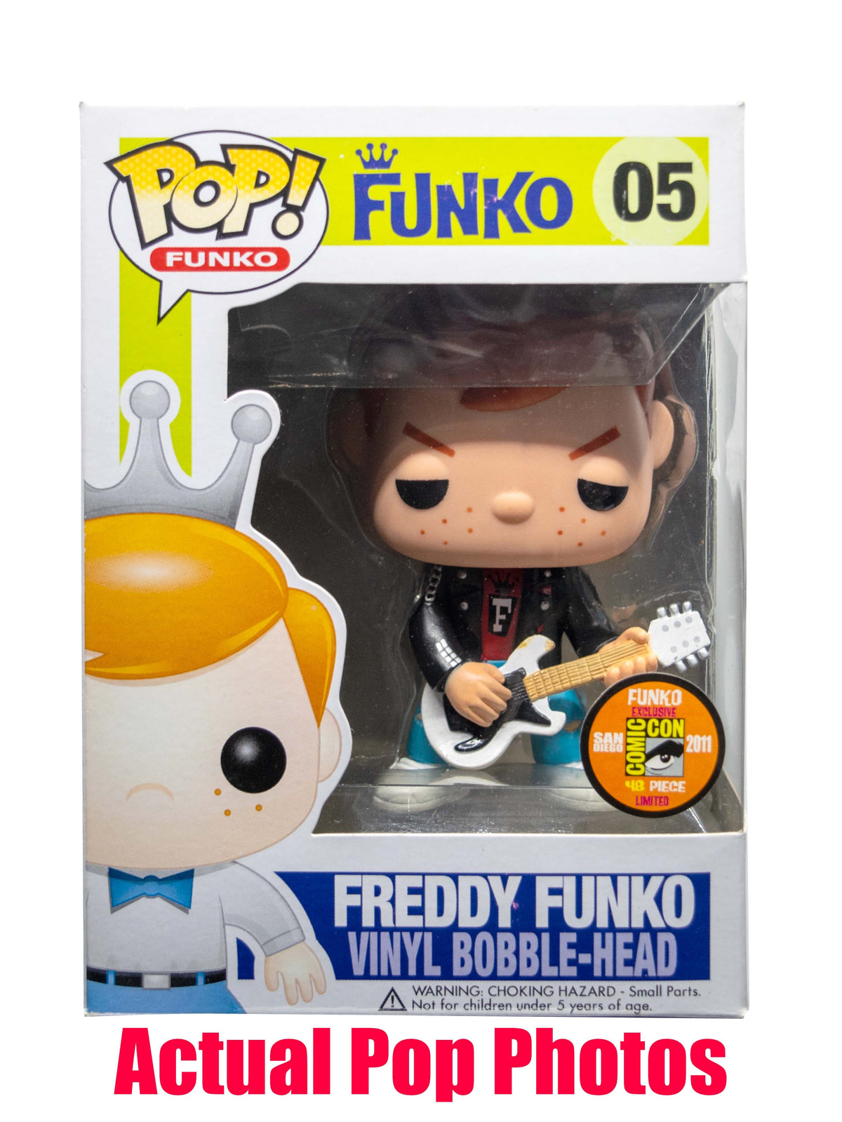 Johnny Ramone Freddy Funko 05 - 2011 SDCC Exclusive /48 made  [light damage]
