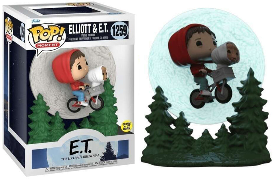 Elliott &amp; E.T. (Flying, Glow in the Dark, Movie Moments) 1259