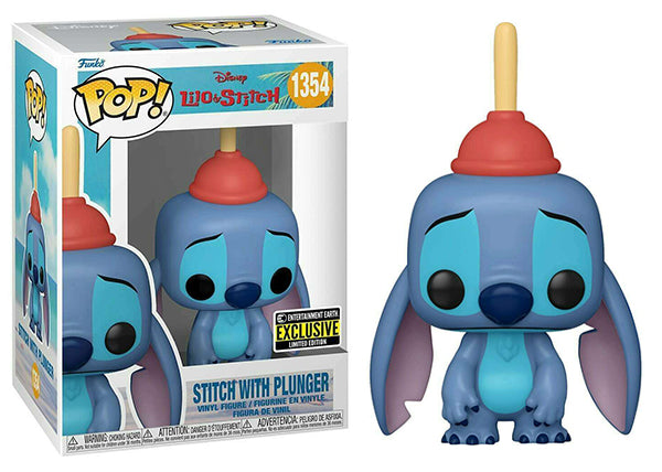 Stitch w/ Plunger (Lilo &amp; Stitch) 1354 - Entertainment Earth Exclusive
