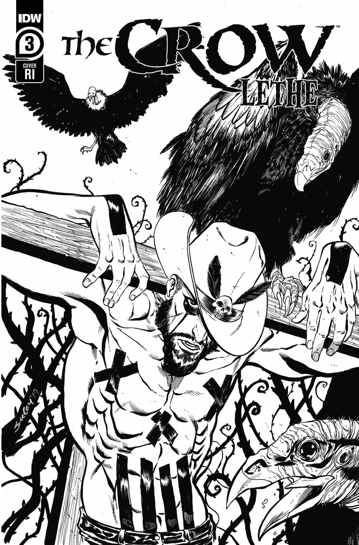 Crow Lethe #3 (Of 3) 1:10 Tim Seeley Variant (08/05/2020) IDW