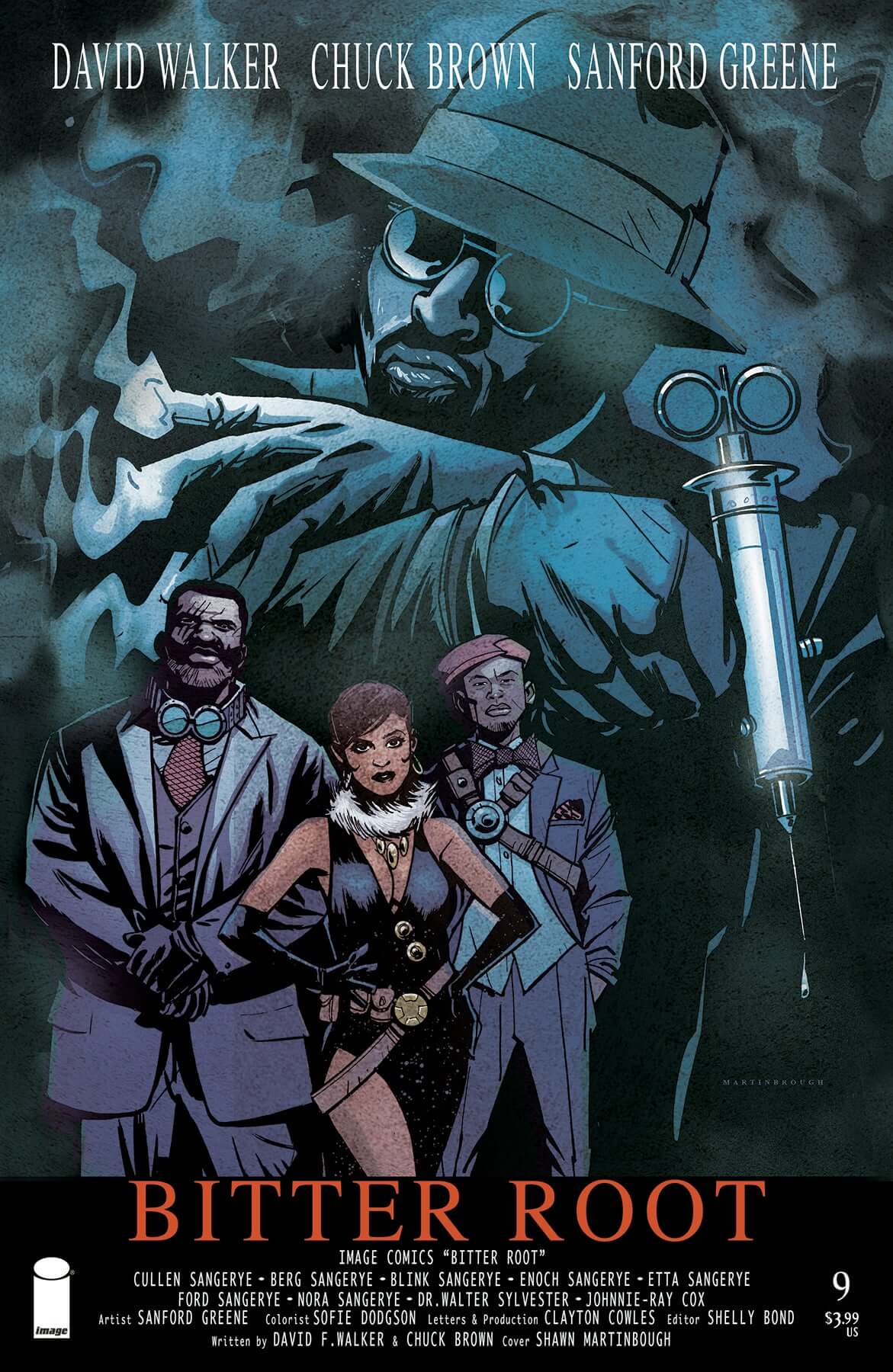 Bitter Root #9 B Shawn Martinbrough Variant New Jack City Movie Poster Homage (Mr) (07/08/2020) Image
