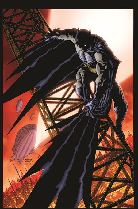 Comic book-style illustration of a superhero in a dynamic pose with a fiery background
