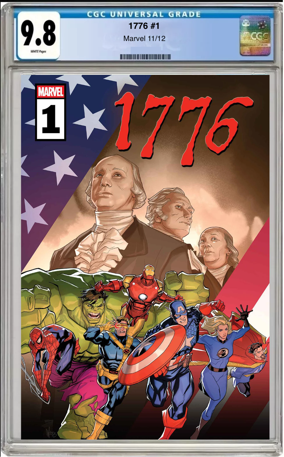 1776 #1 CGC 9.8 Main Cover comic book.