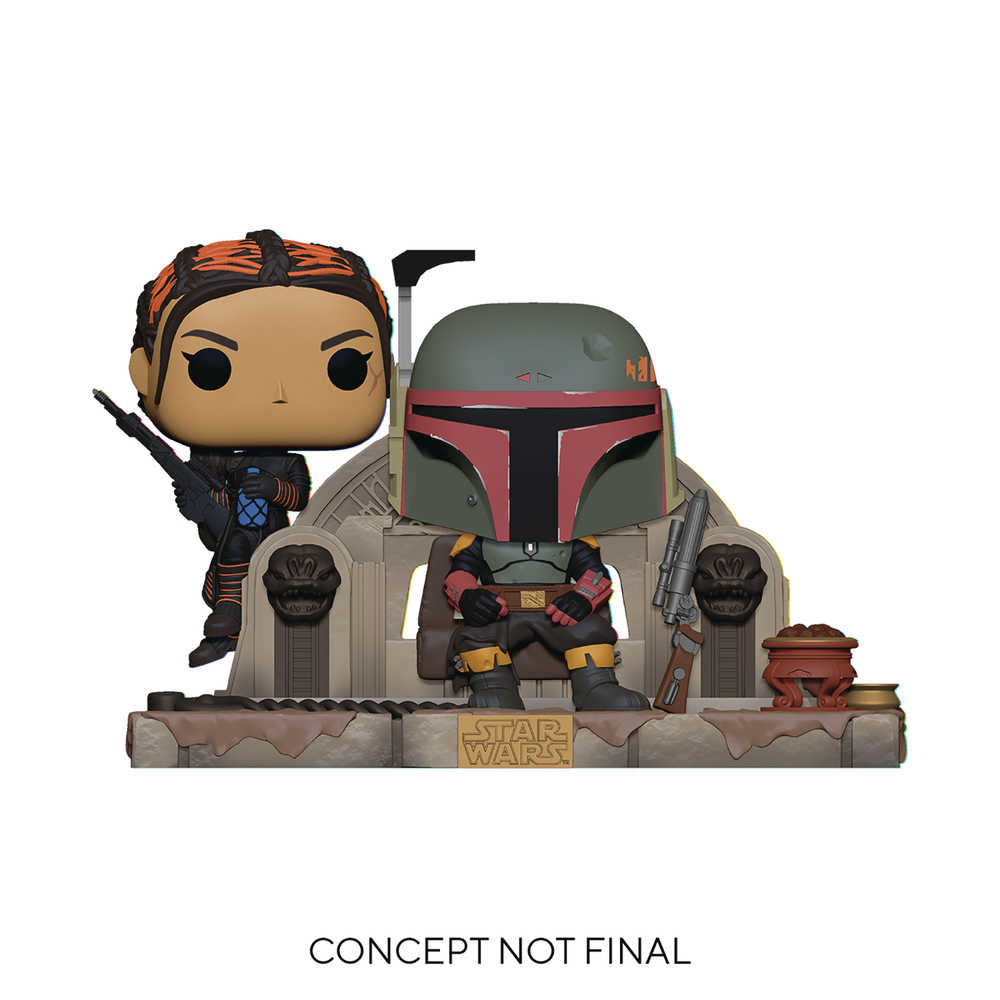 Pop! Moment: Star Wars The Mandalorian - Boba Fett &amp; Fennec Shand Vinyl Figure