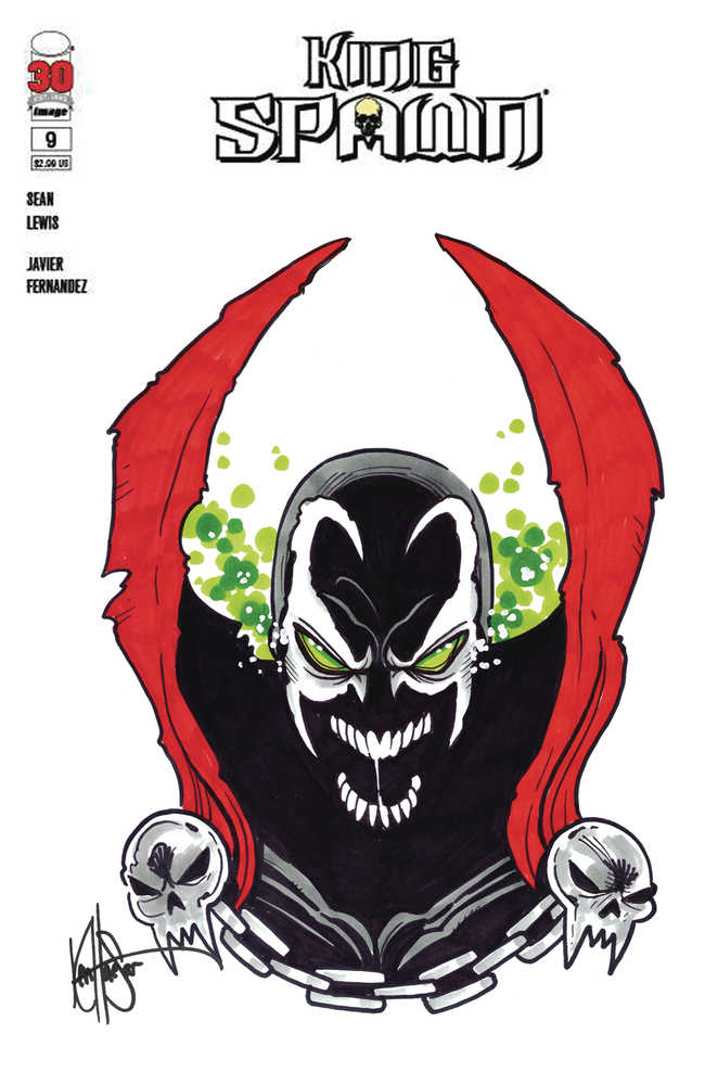 King Spawn (2021) #9B SIGNED &amp; SKETCH