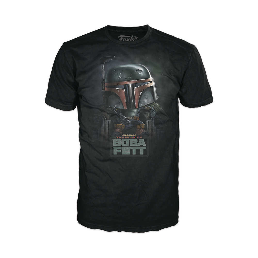 Star Wars May the 4th Boba Fett Adult Boxed Gray Pop! T-Shirt
